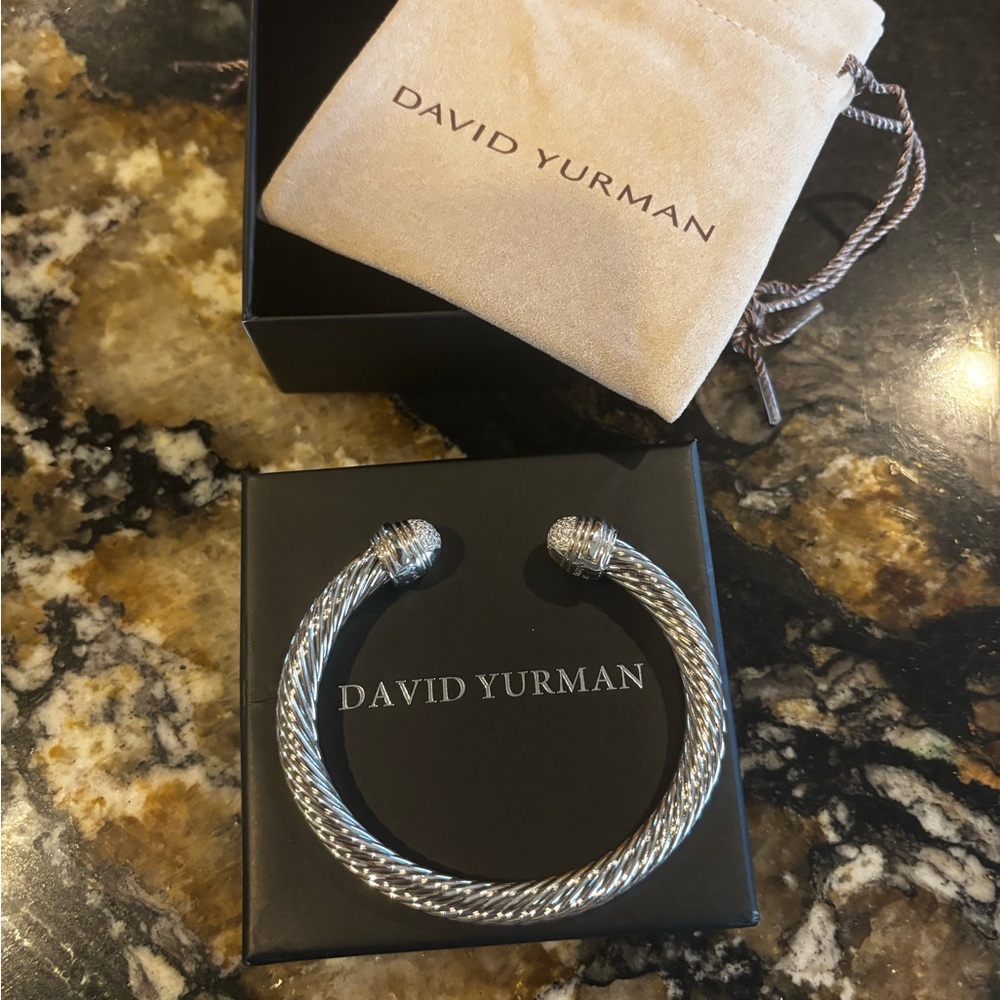 David Yurman Twisted Silver Women's Cuff